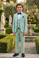 Boys Mint Green 3-Piece Suit 3-Piece Suit for Weddings & Formal Events