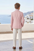 Gallery viewerに画像を読み込む, Boys Pink Blazer with White Trousers 2-Piece Suit
