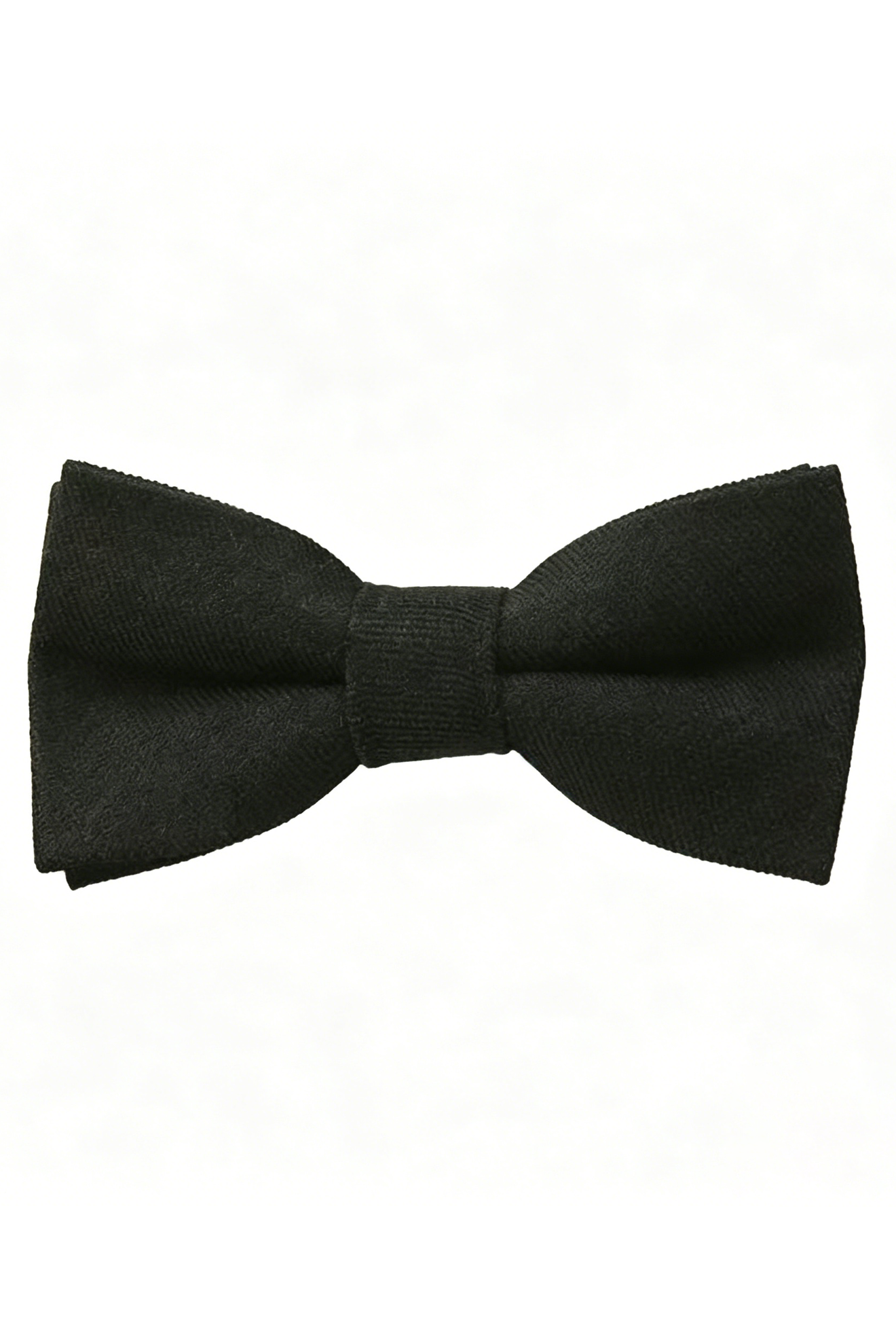 Neutral Black White Grey Boys Double-Layer Cotton Linen Bow Tie