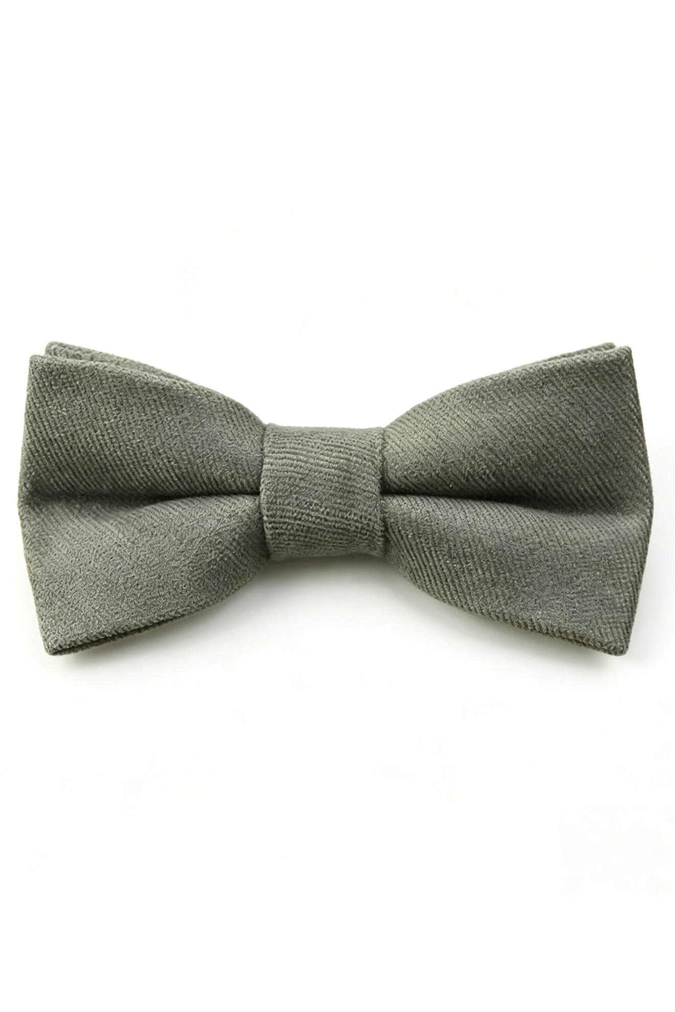 Neutral Black White Grey Boys Double-Layer Cotton Linen Bow Tie