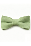 Load image into Gallery viewer, Green Series Adjustable Double-Layer Cotton Linen Bow Tie
