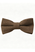 Bild in Galerie-Betrachter laden, Yellow & Brown Series Adjustable Double-Layer Cotton Linen Bow Tie

