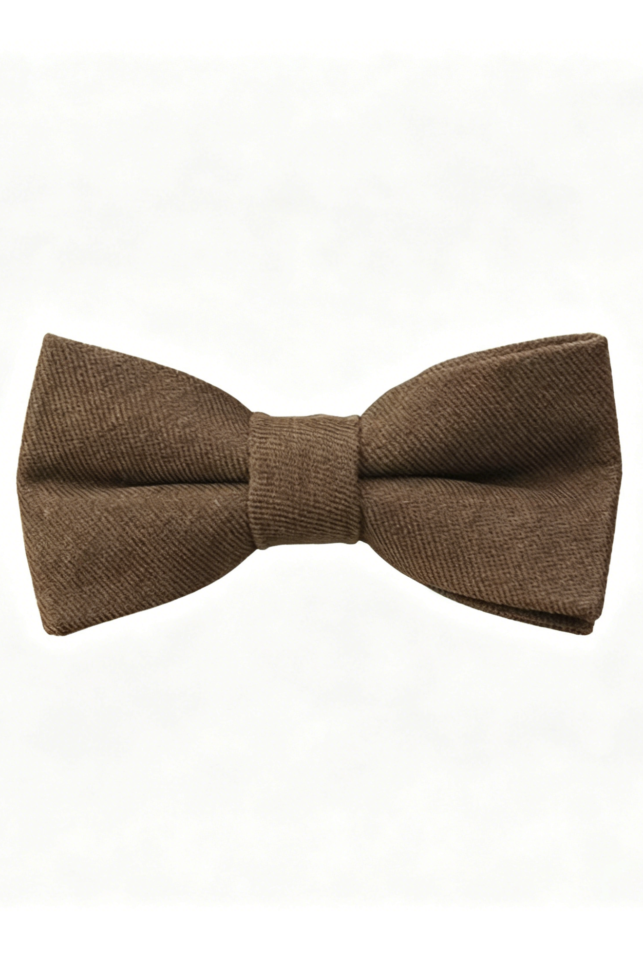 Yellow & Brown Series Adjustable Double-Layer Cotton Linen Bow Tie