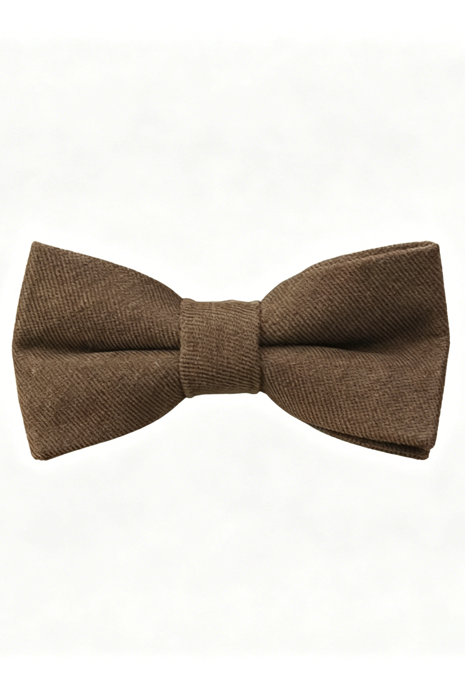 Yellow & Brown Series Adjustable Double-Layer Cotton Linen Bow Tie