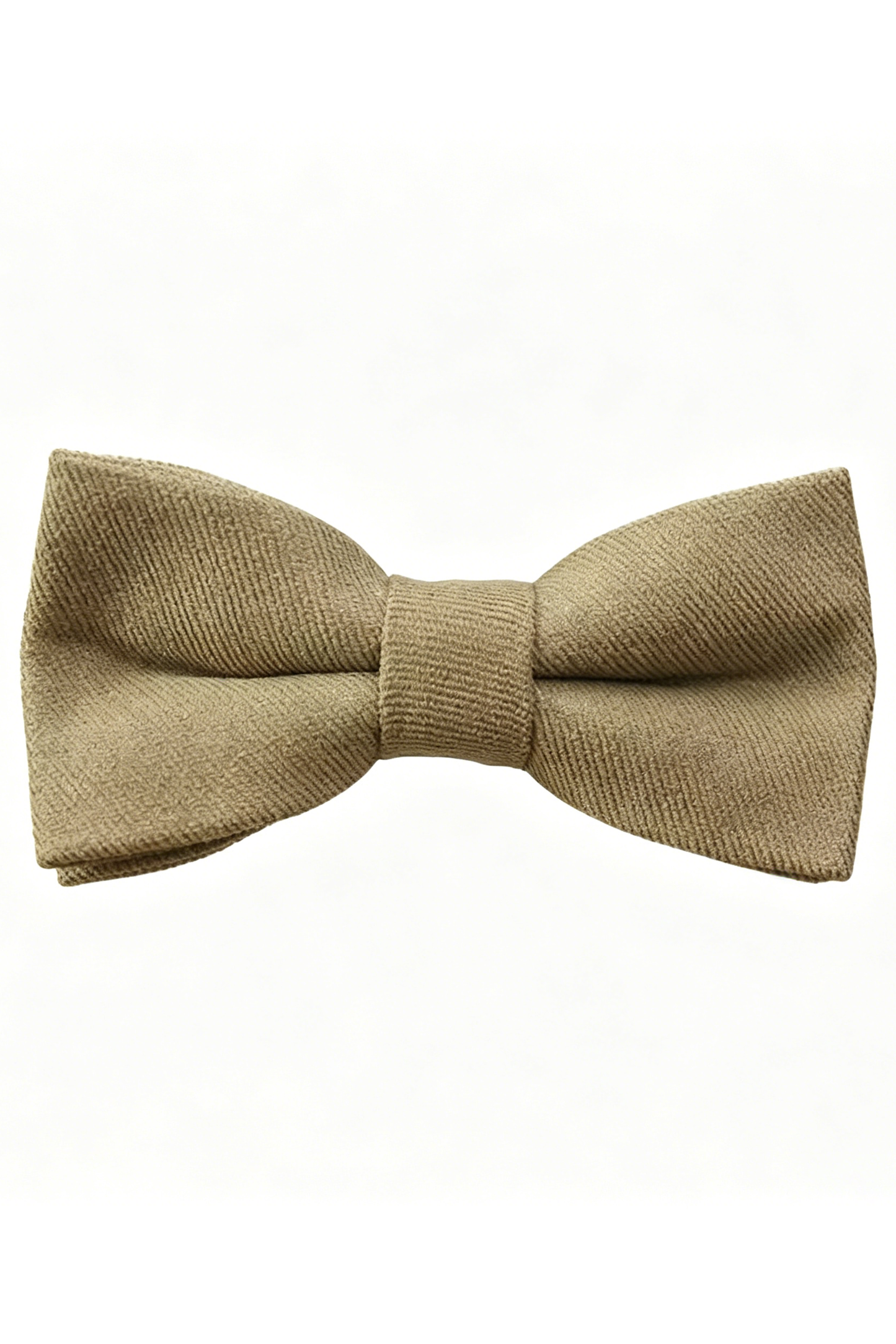 Yellow & Brown Series Adjustable Double-Layer Cotton Linen Bow Tie