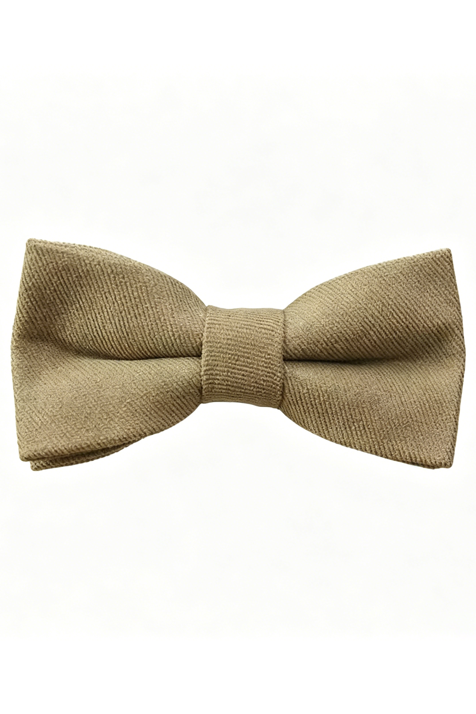 Yellow & Brown Series Adjustable Double-Layer Cotton Linen Bow Tie