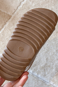 Bild in Galerie-Betrachter laden, Boys Khaki Leather Blend Soft Sole Birkenstock Style Velcro Kids Sandals
