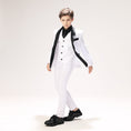 Cargar la imagen en la vista de la galería, Classic Morden Fit Toddler Tuxedo 5 Pieces Boy Suits
