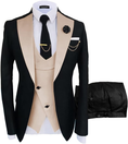 Cargar la imagen en la vista de la galería, Fashion Slim Fit Wedding Prom 3 Piece Mens Suits
