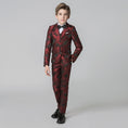 Charger l'image dans la visionneuse de la galerie, Unique Design Slim Fit Modern 5 Piece Boys Suits
