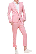 Load image into Gallery viewer, Single-Breasted One Button Center 2 Pieces Men's Suit
