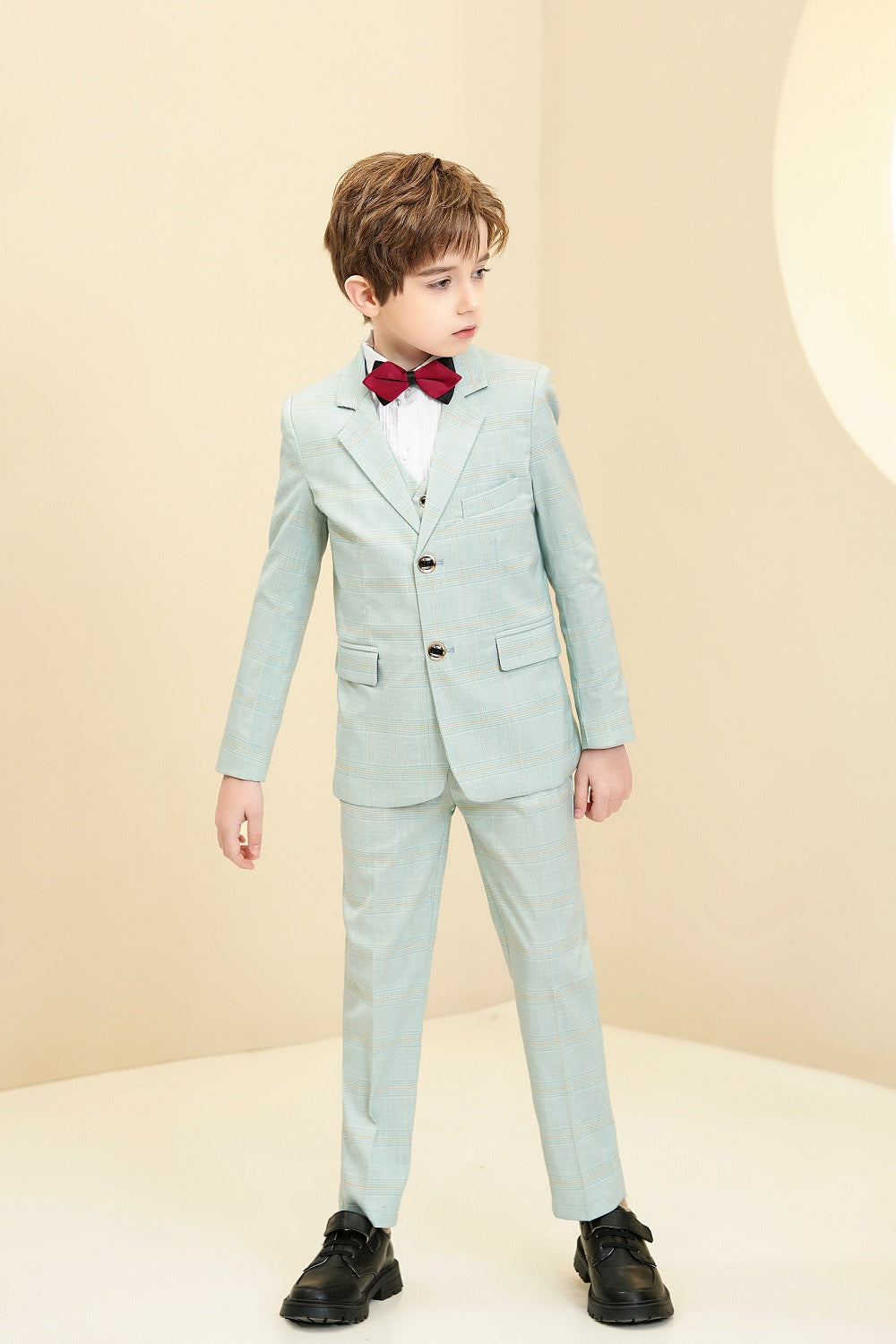 Formal 5 Piece Boys Suits（MORE COLORS+)