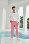 Cargar la imagen en la vista de la galería, Seersucker Striped Men's Summer Pants
