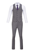 Cargar la imagen en la vista de la galería, Stripe Men's 3 Piece Suits Double Breasted Blazer Vest Pants(MORE COLORS+)
