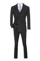 Stripe Men's 3 Piece Suits Double Breasted Blazer Vest Pants(MORE COLORS+)