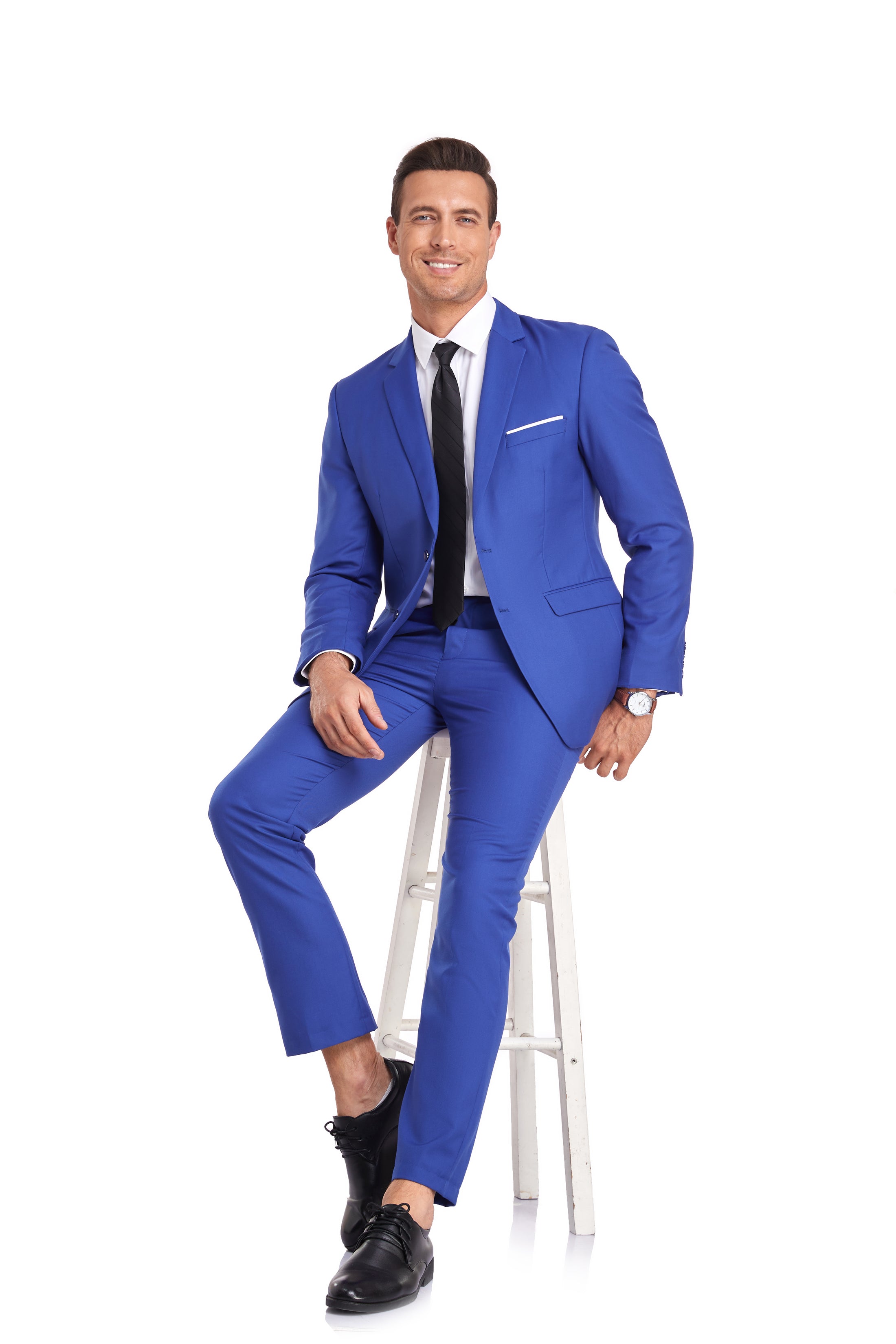 Two Button Wedding 2 Pieces Men's Suits Jacket+Pants