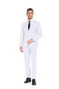 Bild in Galerie-Betrachter laden, Two Button Wedding 2 Pieces Men's Suits Jacket+Pants
