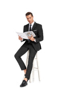 Cargar la imagen en la vista de la galería, Two Button Wedding 2 Pieces Men's Suits Jacket+Pants
