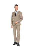 Two Button Wedding 2 Pieces Men's Suits Jacket+Pants