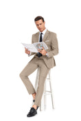 Load image into Gallery viewer, Two Button Wedding 2 Pieces Men's Suits Jacket+Pants
