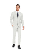 Bild in Galerie-Betrachter laden, Two Button Wedding 2 Pieces Men's Suits Jacket+Pants
