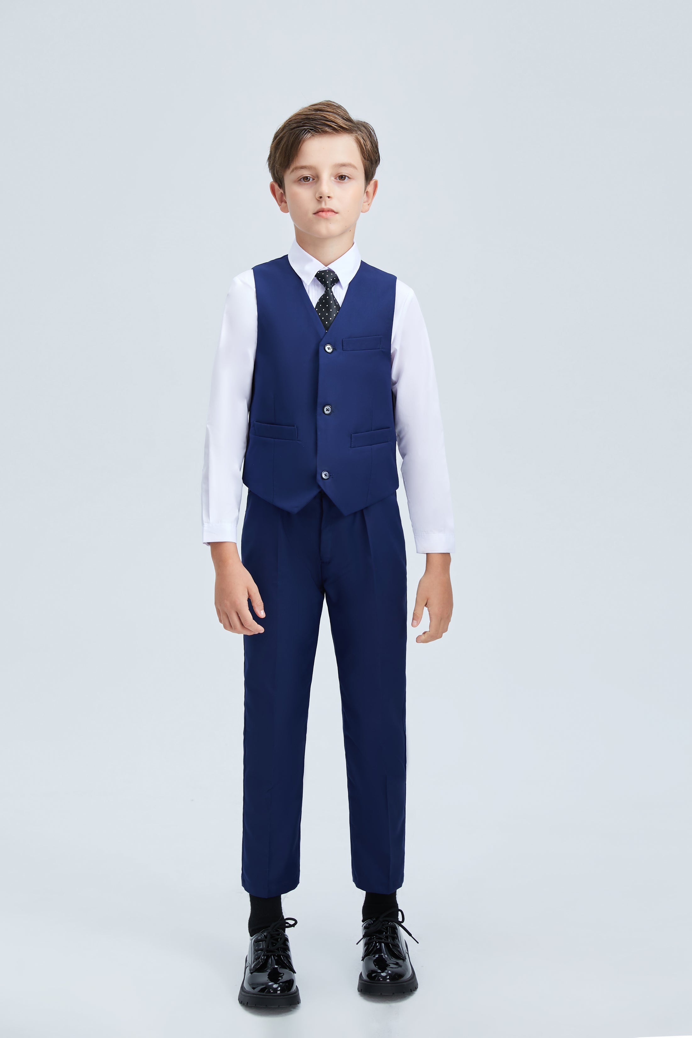 Navy Kid Formal Classic 5 Piece Boys Suits