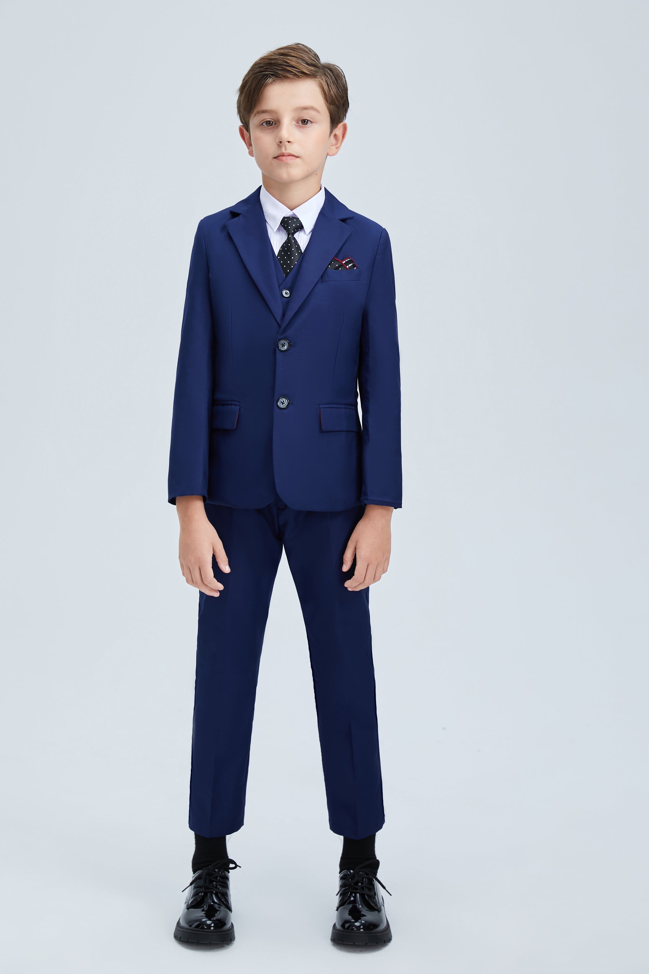 Navy Kid Formal Classic 5 Piece Boys Suits