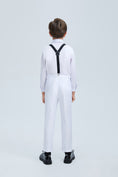 Charger l'image dans la visionneuse de la galerie, White Tuxedo 5 Piece Boys Suits
