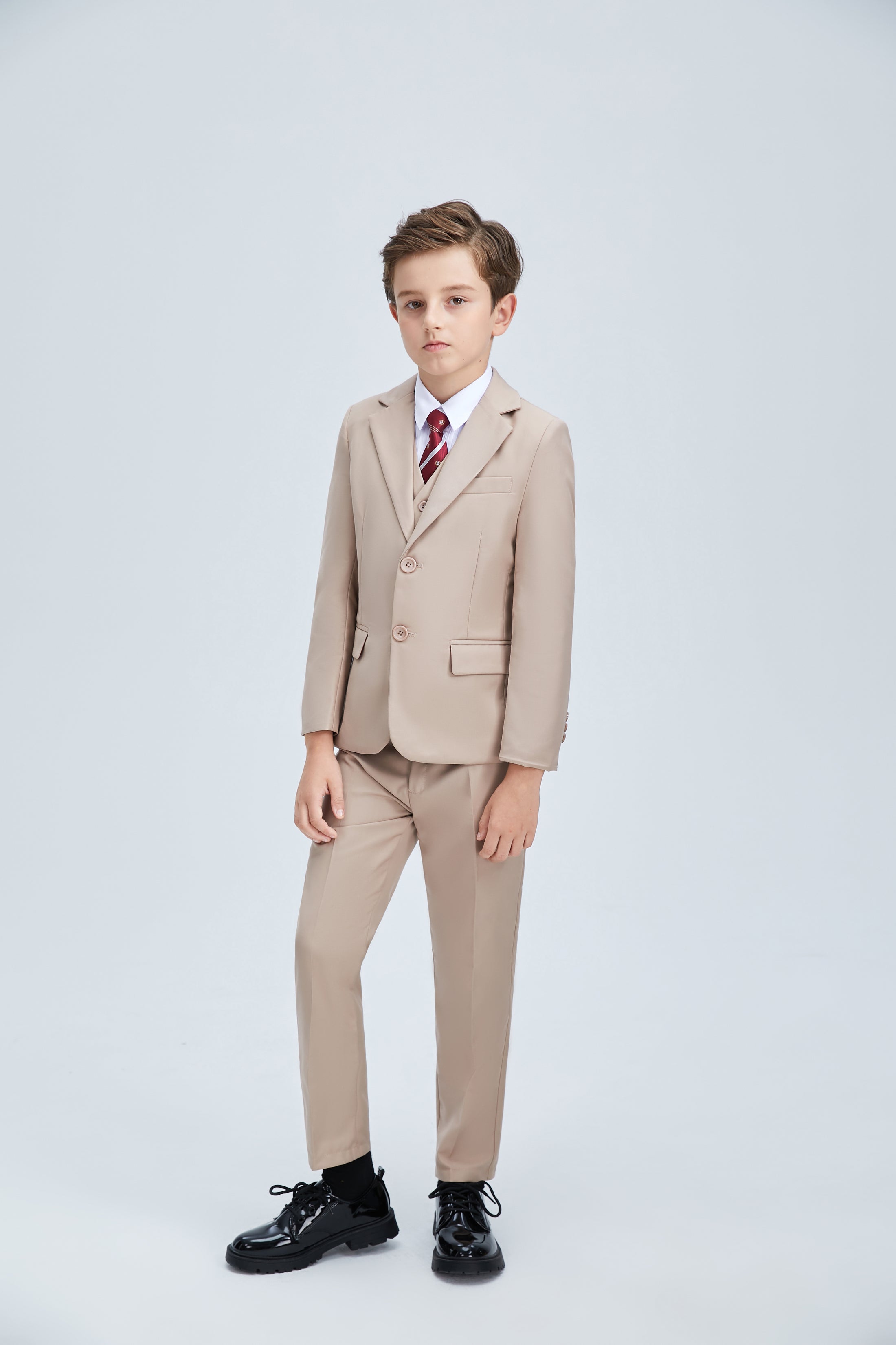 Champagne Kid Formal Classic Suits Set 5 Piece Boys Suits