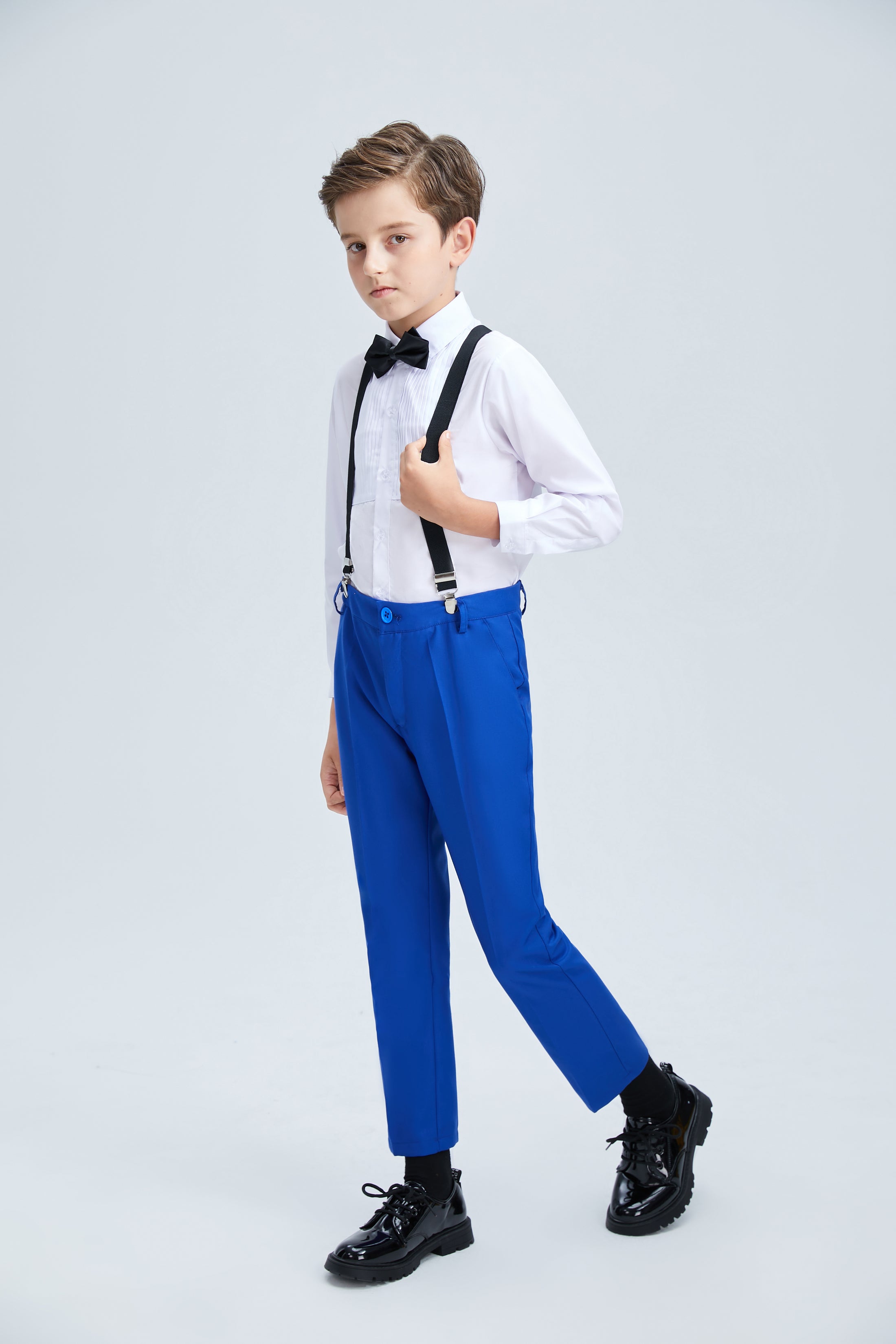 Royal Blue Formal Classic 5 Piece Kids Boys Suits