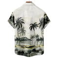 Cargar la imagen en la vista de la galería, Men's Casual Shirt Daily Holiday Stand Collar Short Sleeve Shirt
