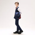 Charger l'image dans la visionneuse de la galerie, Navy Kid Formal Classic 5 Piece Boys Suits
