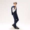 Load image into Gallery viewer, Navy Kid Formal Classic 5 Piece Boys Suits
