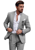 Load image into Gallery viewer, Summer Casual Linen Men's Slim Fit 2 Piece Suit
