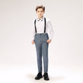 Cargar la imagen en la vista de la galería, Grey Formal 5 Piece Boys Suits
