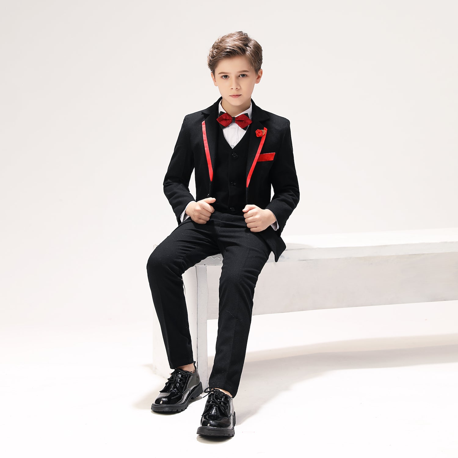 Formal 5 Piece Boys Suits（MORE COLORS+)