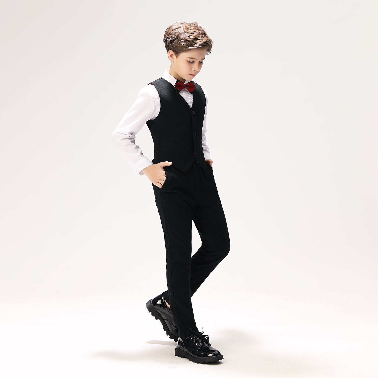 Formal 5 Piece Boys Suits（MORE COLORS+)