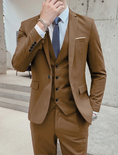 Gallery viewerに画像を読み込む, Men's Wedding Suits Business Formal Work Wear Suits 3 Piece Suits
