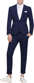 Cargar la imagen en la vista de la galería, Single-Breasted One Button Center 2 Pieces Men's Suit
