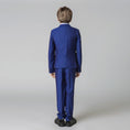 Load image into Gallery viewer, Royal Blue Formal Classic 5 Piece Kids Boys Suits
