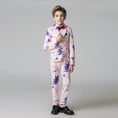 Cargar la imagen en la vista de la galería, Unique Design Slim Fit Modern 5 Piece Boys Suits
