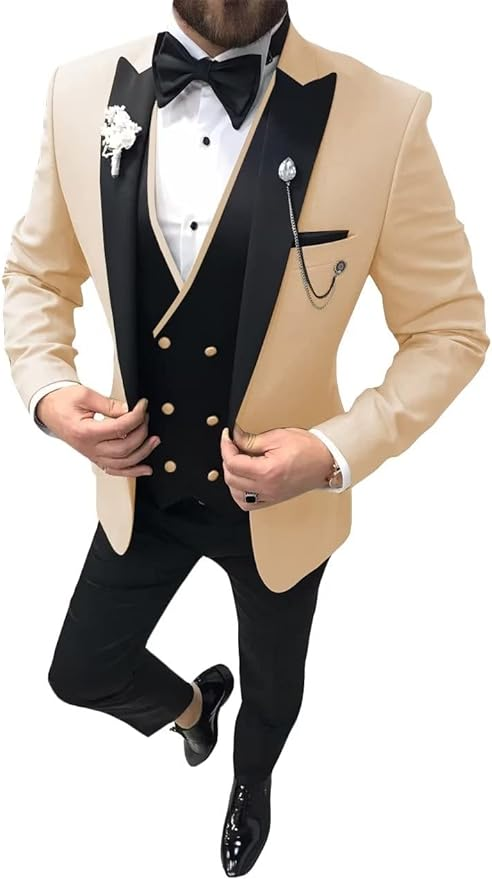 Wedding Tuxedo Dinner 3 Men Piece Suit