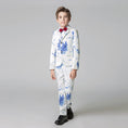 Cargar la imagen en la vista de la galería, Unique Design Slim Fit Modern 5 Piece Boys Suits
