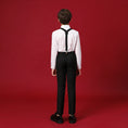 Cargar la imagen en la vista de la galería, Black Formal Tuxedo 5 Piece Boys Suits
