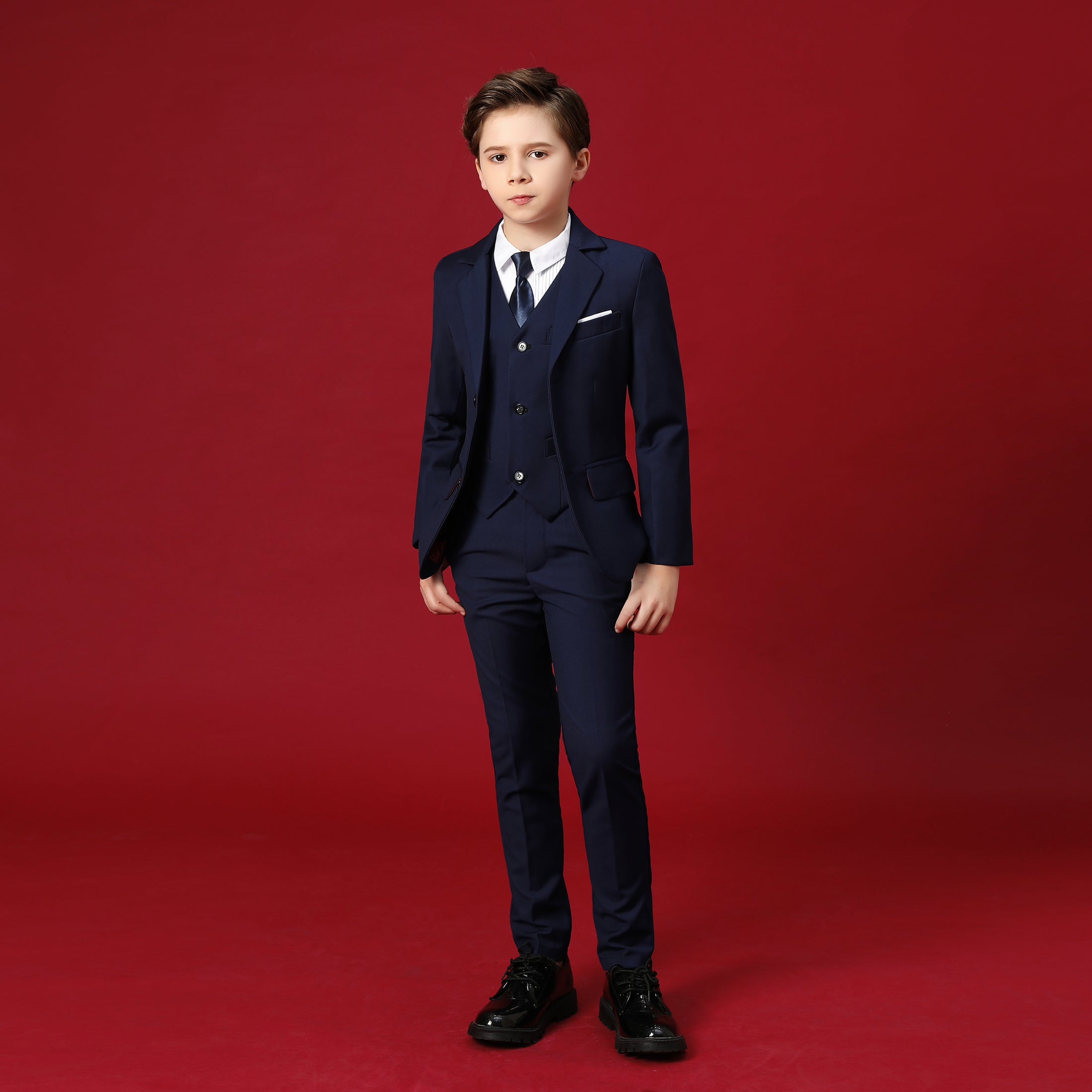 Formal 5 Piece Boys Suits（MORE COLORS+)