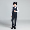 Gallery viewerに画像を読み込む, Unique Design Slim Fit Modern 5 Piece Boys Suits
