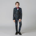 Cargar la imagen en la vista de la galería, Unique Design Slim Fit Modern 5 Piece Boys Suits
