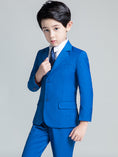 Charger l'image dans la visionneuse de la galerie, Royal Blue Formal Classic 5 Piece Kids Boys Suits
