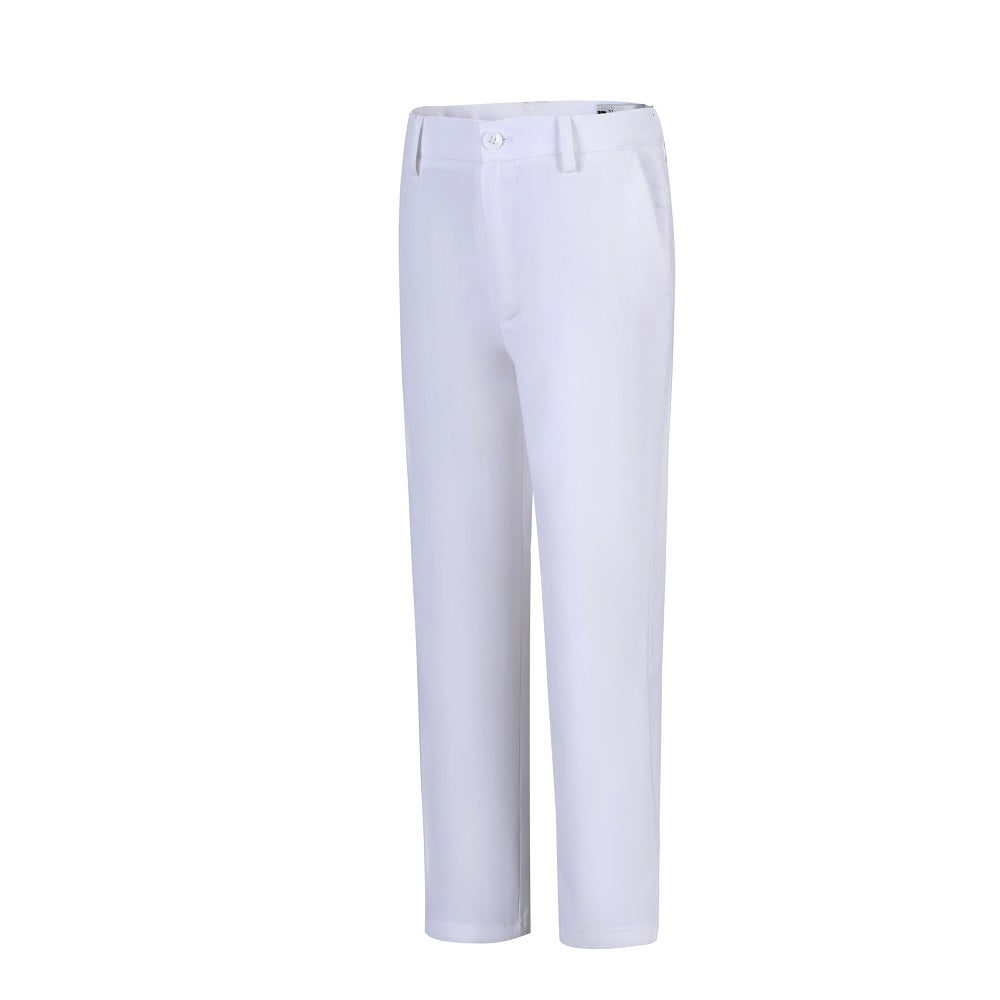 White Formal Boys Wedding Dresswear Pants