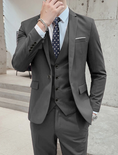 Gallery viewerに画像を読み込む, Men's Wedding Suits Business Formal Work Wear Suits 3 Piece Suits
